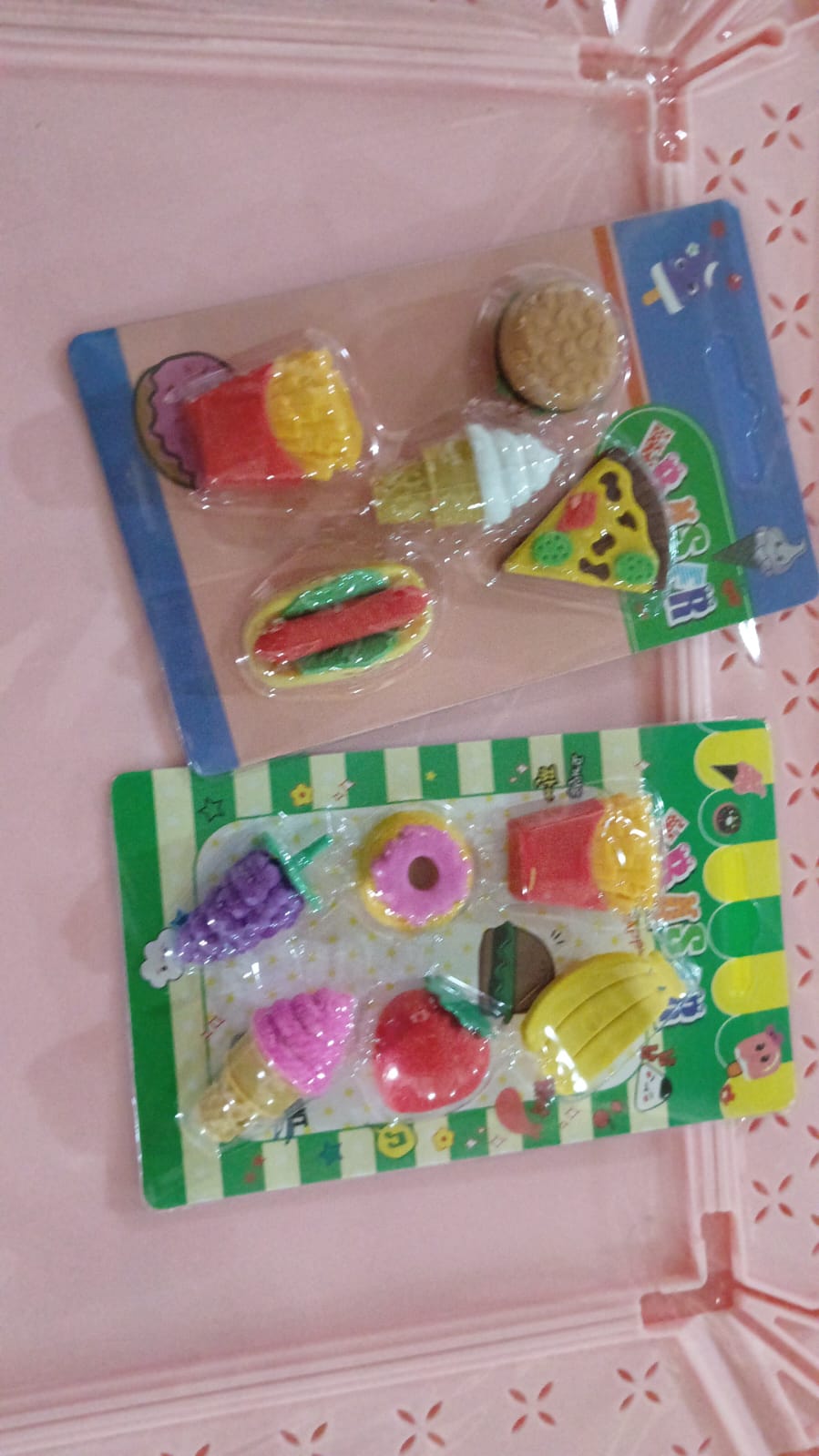 3D Food Fancy & Colorful Erasers – Cute Novelty Eraser Set for Kids & School Prize (1 Set / Mix Design & Color) 3D Food Fancy & Colorful Erasers – Cute Novelty Eraser Set for Kids & School Prize (1 Set / Mix Design & Color)